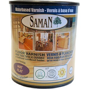 SamaN Waterbased Varnish Flat - Quart