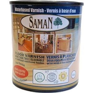 SamaN Waterbased Varnish Semi-Gloss - Quart