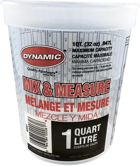 Dynamic Quart Mixing Container