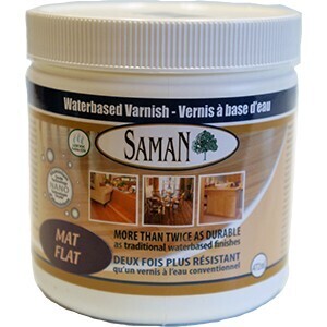 Saman Waterbased Varnish Flat - 472ml