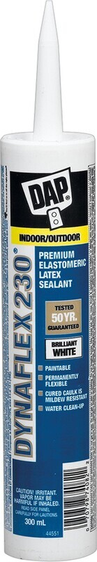 Dap White Dynaflex Elastomeric Sealant