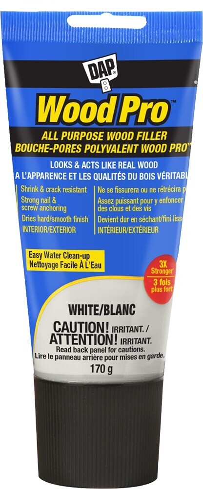 DAP WoodPro Filler - White 170g tube