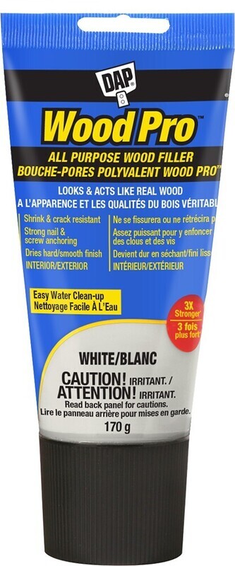 DAP WoodPro Filler - White 170g tube