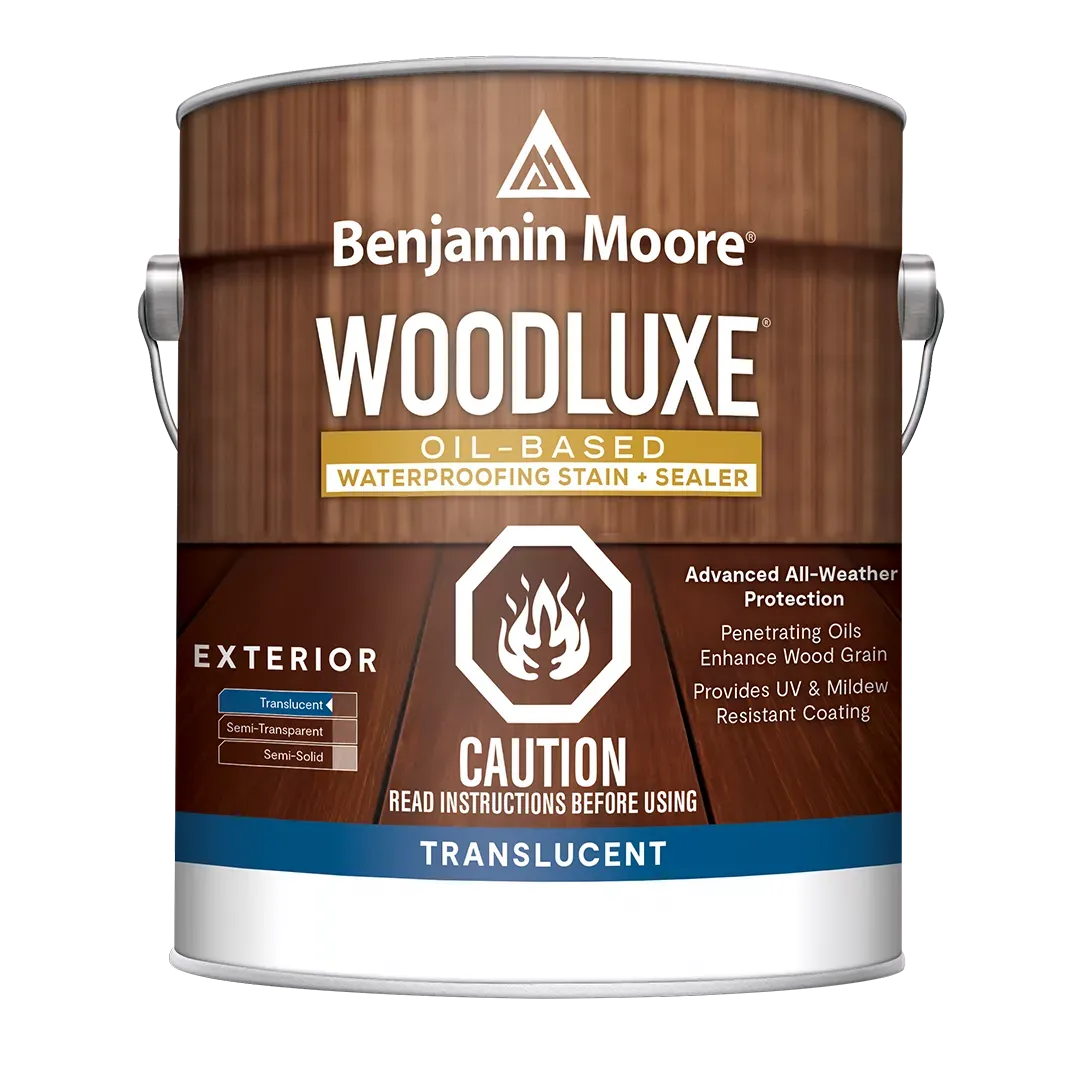 Benjamin Moore Woodluxe Exterior Oil Based Translucent Stain