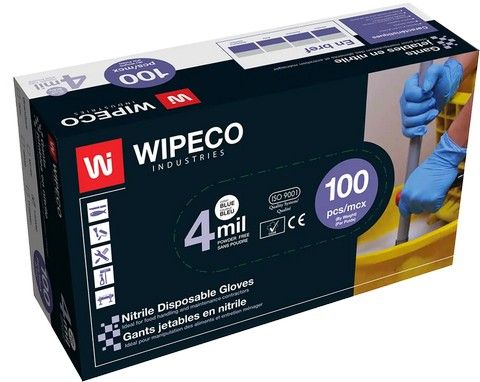 Wipeco Nitrile Gloves - Small