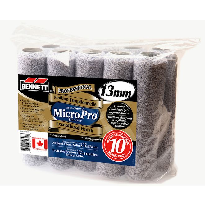 Bennett Micro Pro Roller Sleeve 13mm - 10 Pack