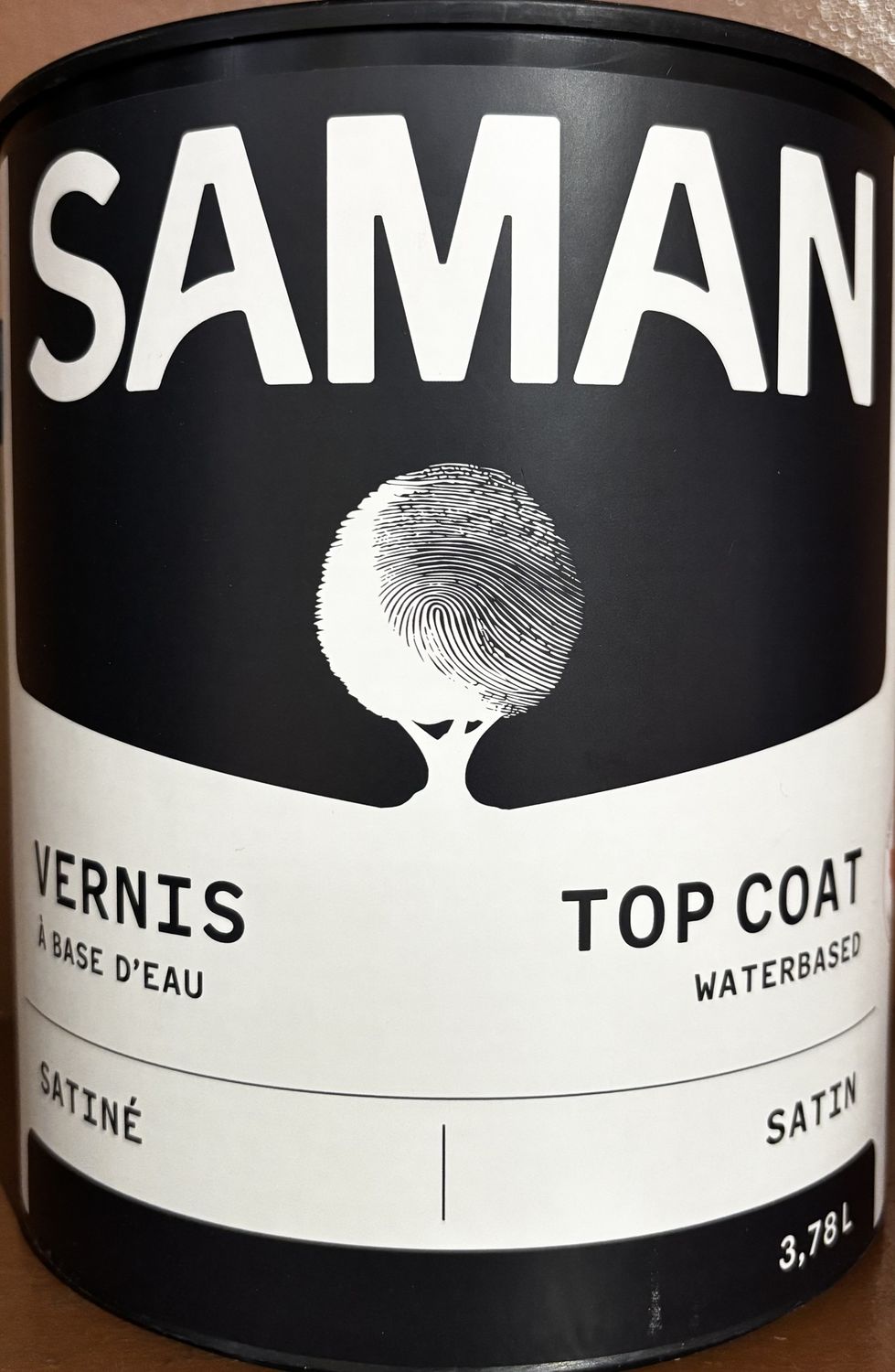 Saman Waterbased Top Coat Satin - Gallon