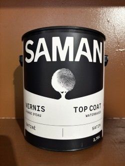 Saman Waterbased Top Coat Satin - Gallon