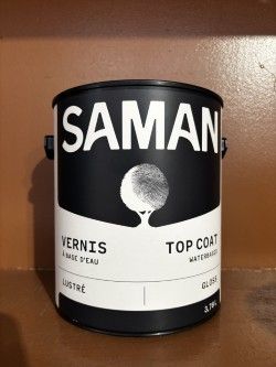 Saman Waterbased Top Coat Gloss - Gallon