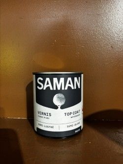 Saman Waterbased Top Coat Semi Gloss - Quart Saman Waterbased Top Coat Semi Gloss - Quart