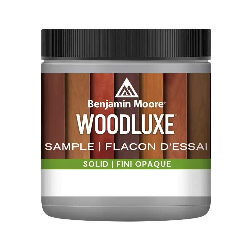 Benjamin Moore Woodluxe Exterior Waterborne Solid Stain Tester 1/2 Pint