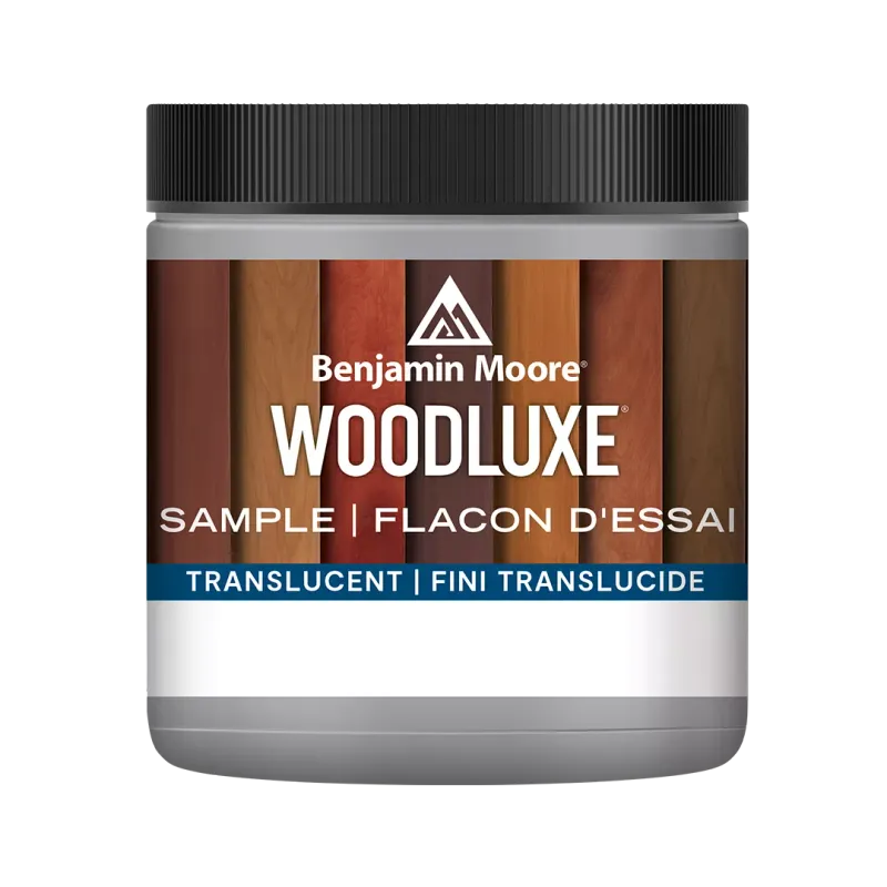 Benjamin Moore Woodluxe Exterior Waterborne Translucent Stain Tester 1/2 Pint
