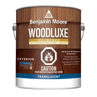 Benjamin Moore Woodluxe Exterior Oil Based Translucent Stain