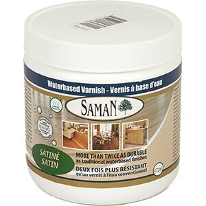 Saman Waterbased Varnish Satin - 472ml