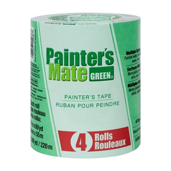 Painter's Mate Green Tape 36 mm/1.5 4 pk Painter's Mate Green Tape 36 mm/1.5 4 pk