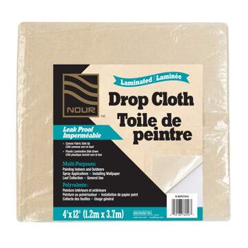 Nour Drop Cloth Laminated 4'x12' Nour Drop Cloth Laminated 4'x12'