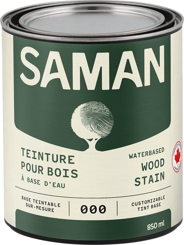 Saman Waterbased Wood Stain - Tint Base - Quart