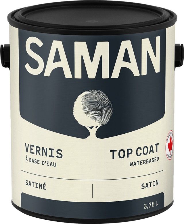 Saman Waterbased Top Coat Satin - Gallon
