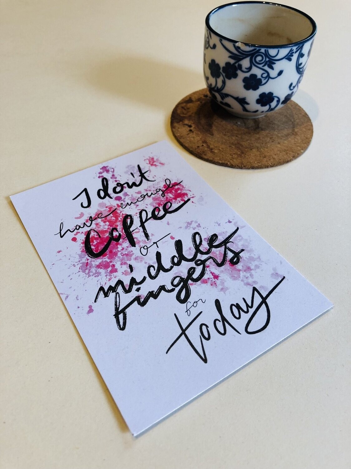 Coffee - Postkarte