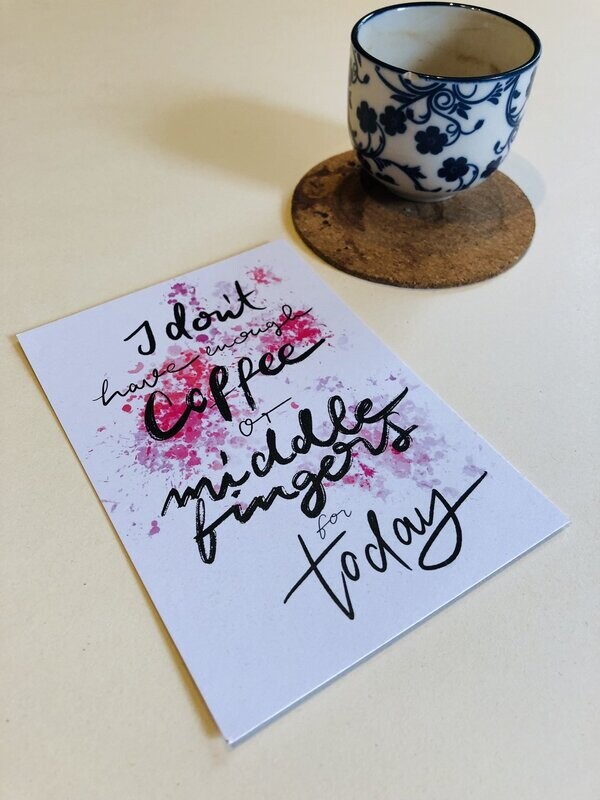 Coffee - Postkarte