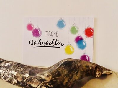 Frohe Weihnachten- Karte