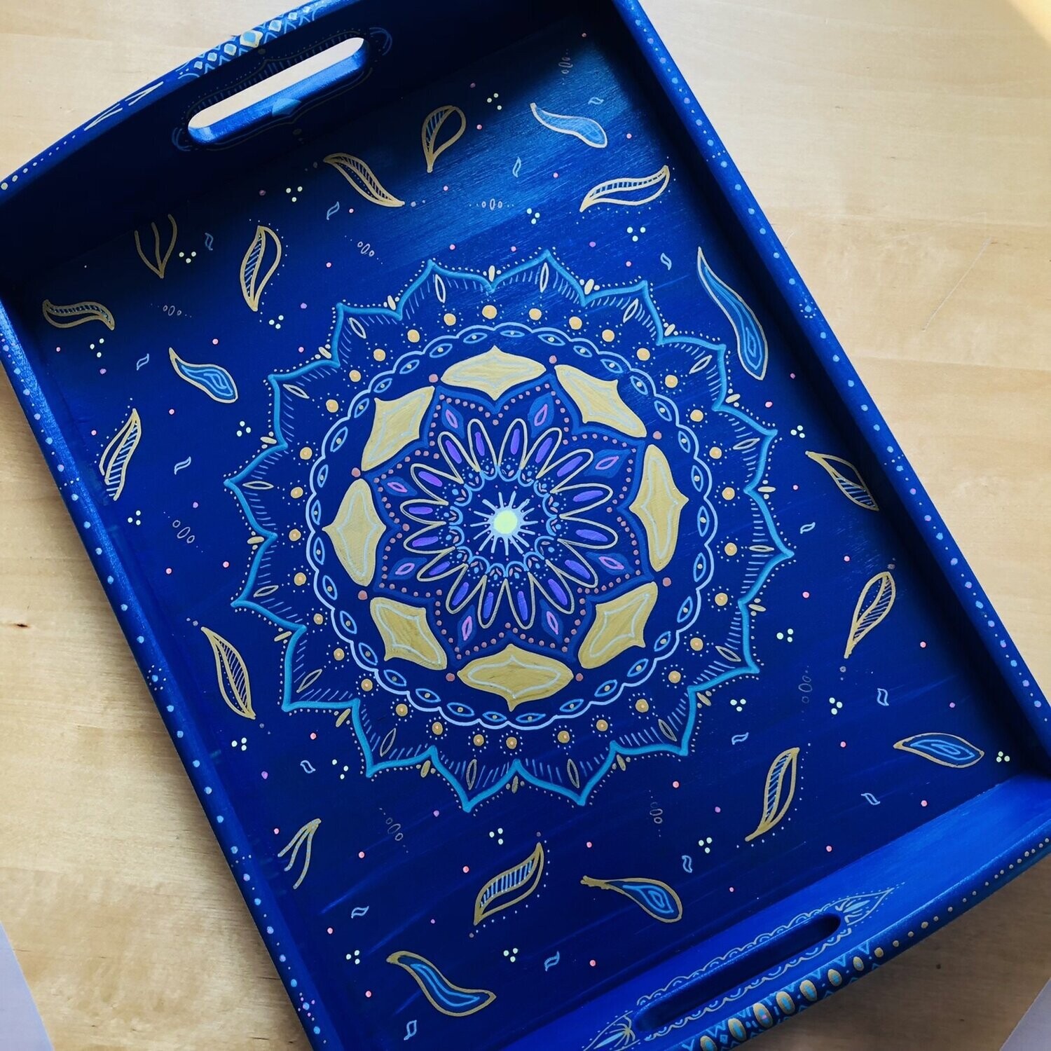 handbemalte Tabletts