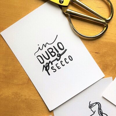 in dubio - Postkarte 2er Set