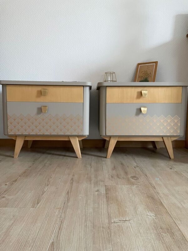 Midcentury Nachttische - 2er Set