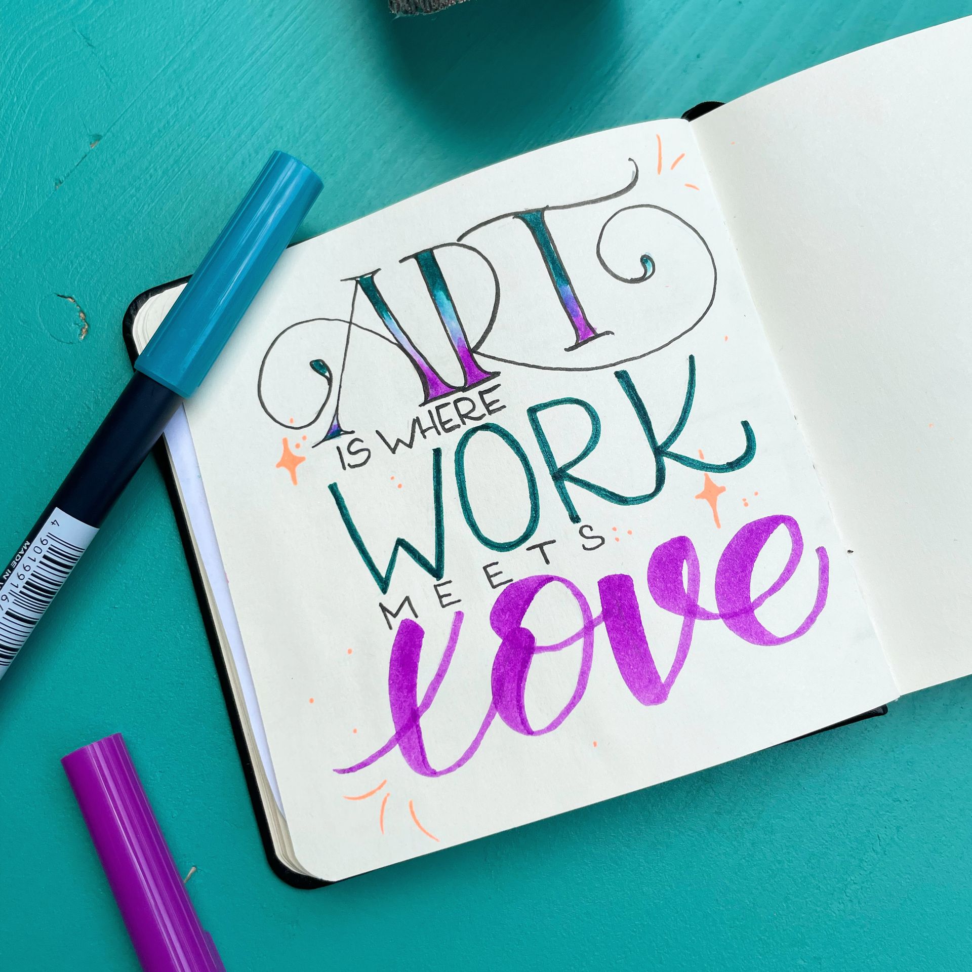 Handlettering Komposition - 06.03.2026