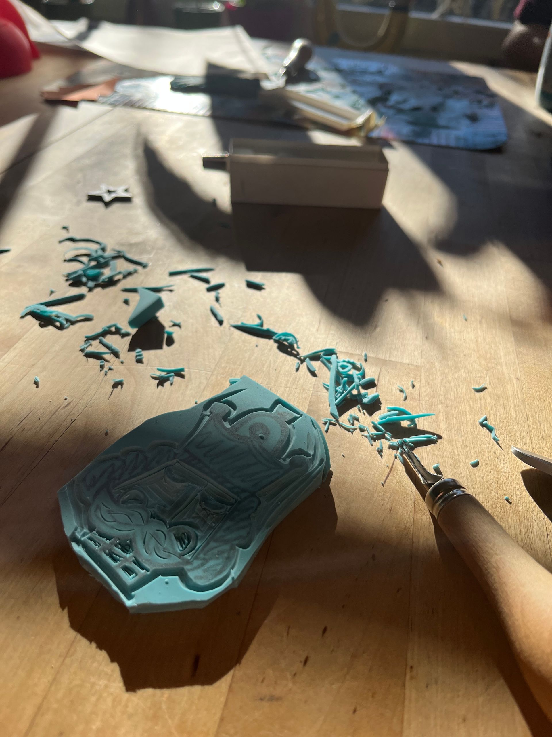 Stempel schnitzen - Workshop 13.06.26