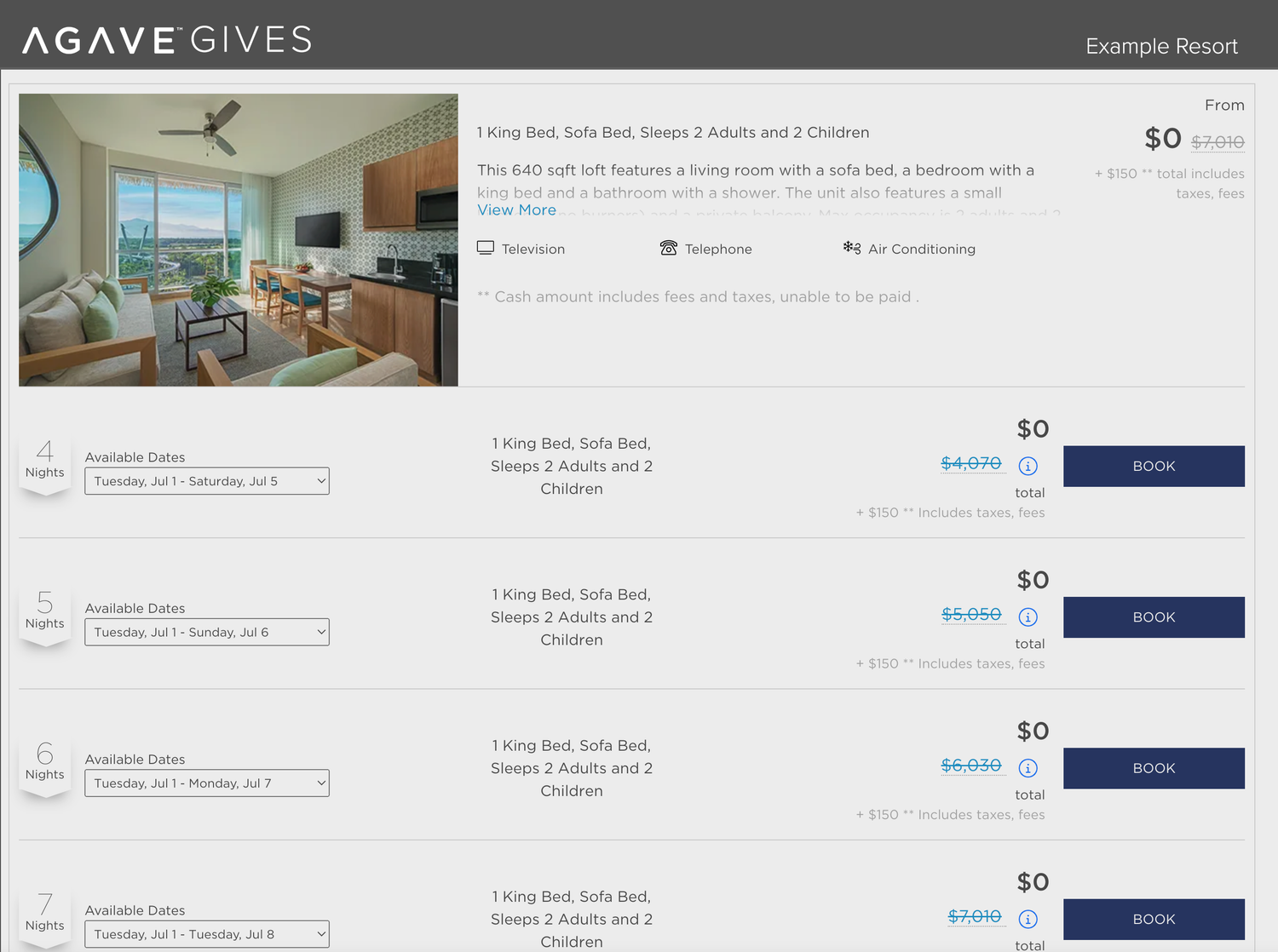 Donate &amp; Receive the Gift of a 7 day Luxury Resort Stay