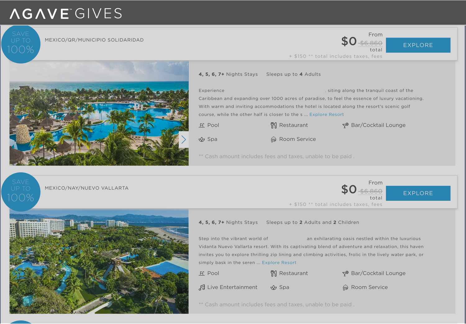 Donate &amp; Receive the Gift of a 7 day Luxury Resort Stay