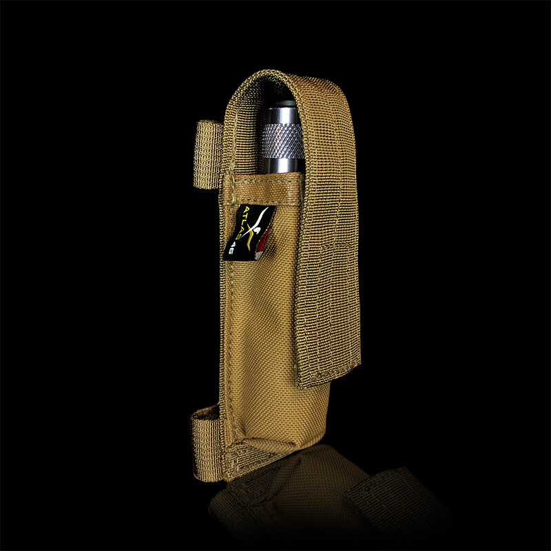 Suspender Attachment Mini Flashlight Pouch Black Altas 46 Suspender Attachment Mini Flashlight Pouch Black Altas 46