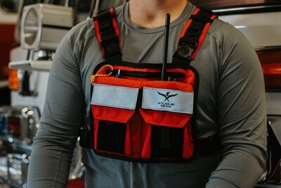 Double Cargo Pocket Chest Panel - Fire