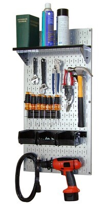 Wall Control - Metal Pegboard with Accessories