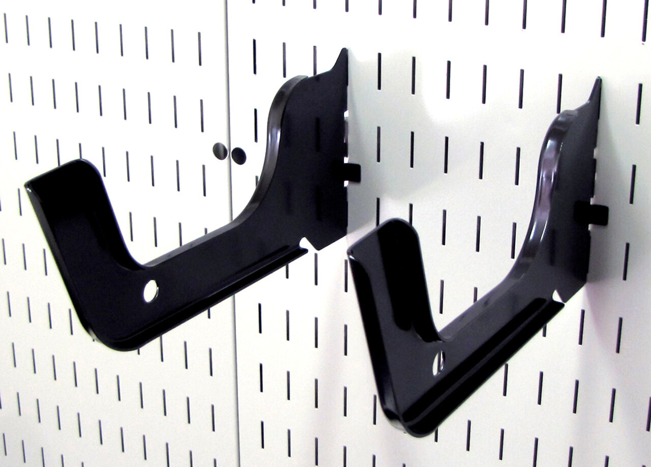 2 Inch Pegboard Hooks - Medium Slotted Peg Hooks - Wall Control