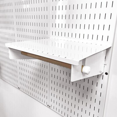 Wall Control - Modular Closet Shelf Wall Rack Organizer - Clothes Hanger Rack & Shelf Storage