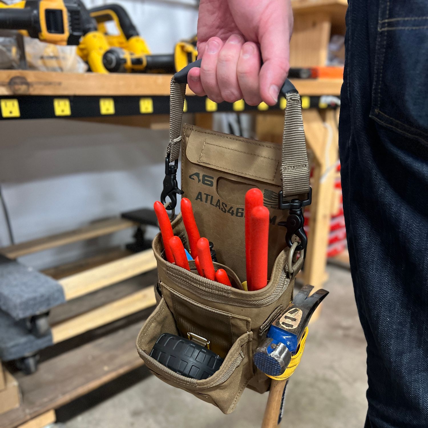 Compact Grab Go Double Stack Tool Pouch