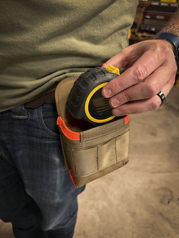 AIMS™ Large Pro-Flex™ Tape Measure Pouch ROTATE/QUICK RELEASE
