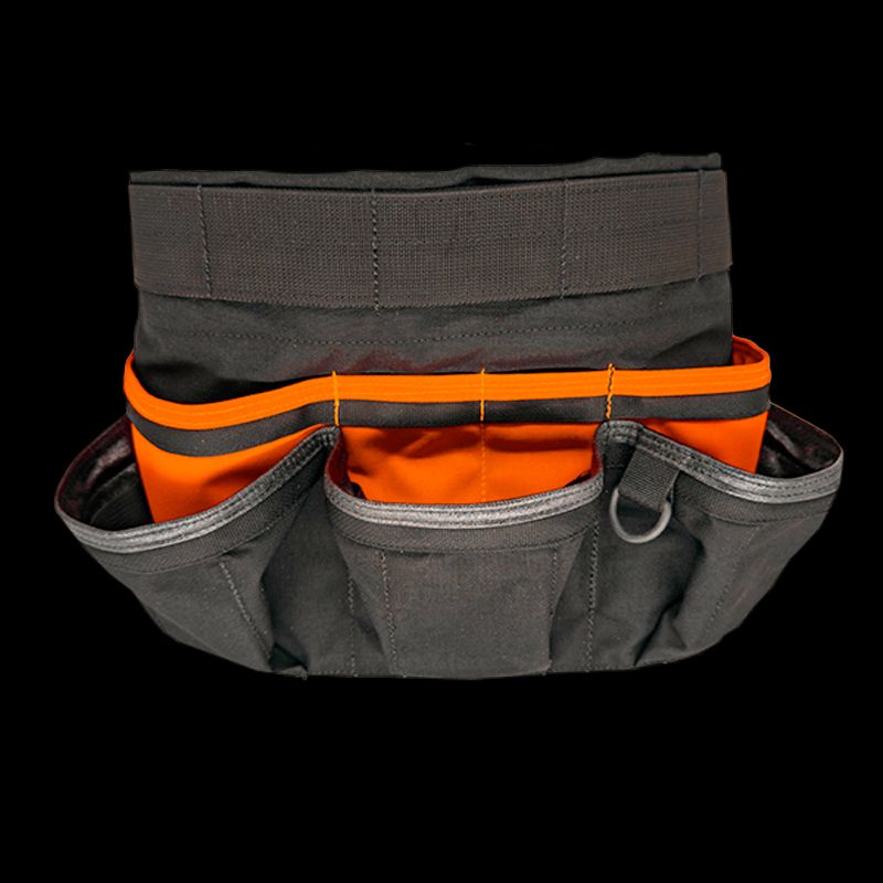 Pro-Flex™ Mississippi Tool Apron, Size: Standard (26&quot; - 40&quot; Belt), Color: Black/Hi Viz Orange