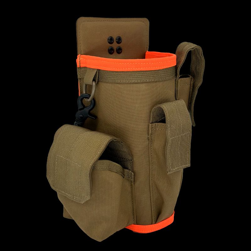 Reciprocating/Sawzall Pouch ROTATE/QUICK RELEASE, Color: Coyote/Hi Viz Orange