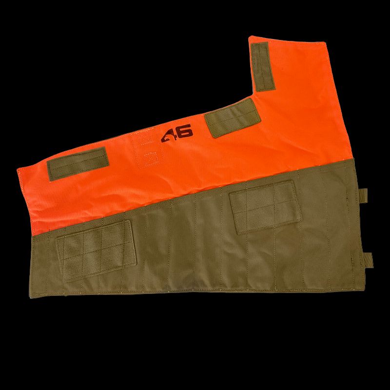 Wrench Roll Pouch - 14 Slot, Color: Coyote/Hi Viz Orange