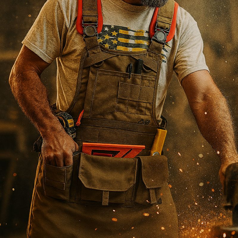 Workshop Apron with Cargo Pockets
