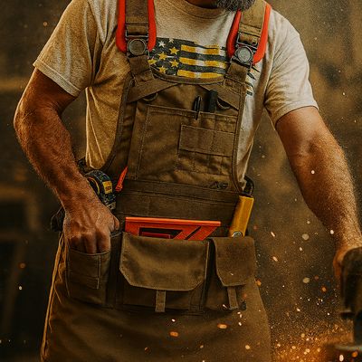 Workshop Apron with Cargo Pockets
