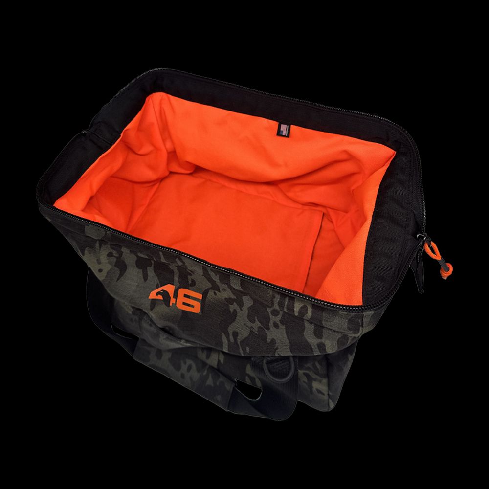 Limited Edition Black Camo Wide-Mouth Tool Tote Hi Viz Interior