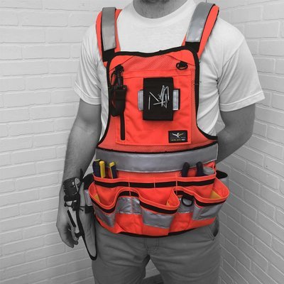 JourneyMESH™ Chest Rig - HiViz, Color: Orange, Condition: New