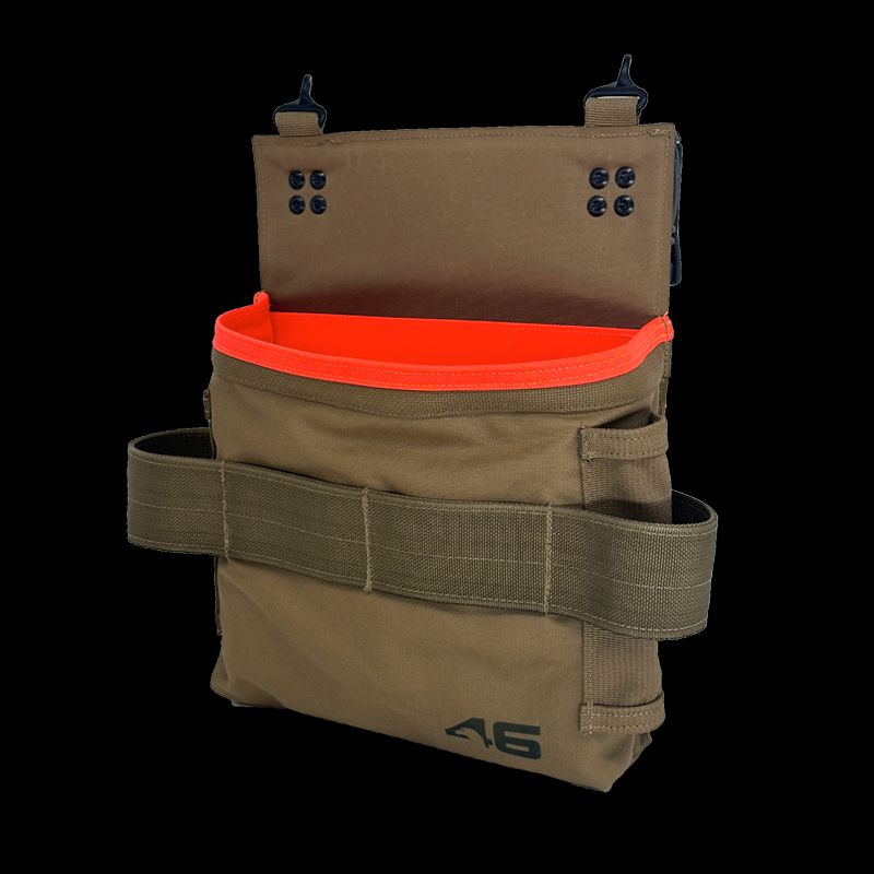 Main Tool Attachment Pouch ROTATE/QUICK RELEASE, Color: Coyote/Hi Viz Orange