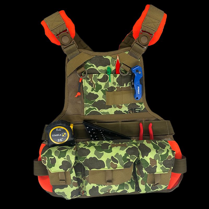 Limited Edition Frog Skin Camo JourneyMESH™ Chest Rig W/ Cargo Pockets