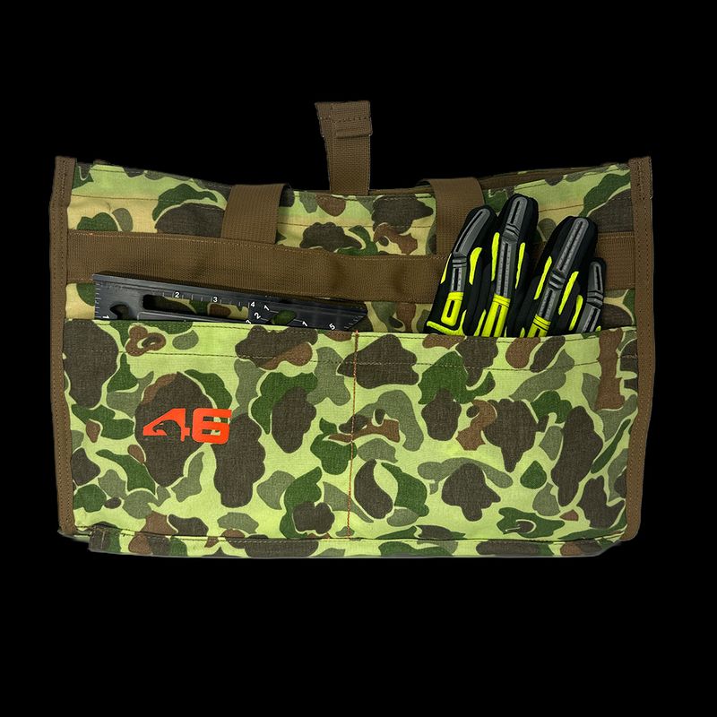 Limited Edition Frog Skin Camo Quick Tool Bag with Removable Kneeling Pad