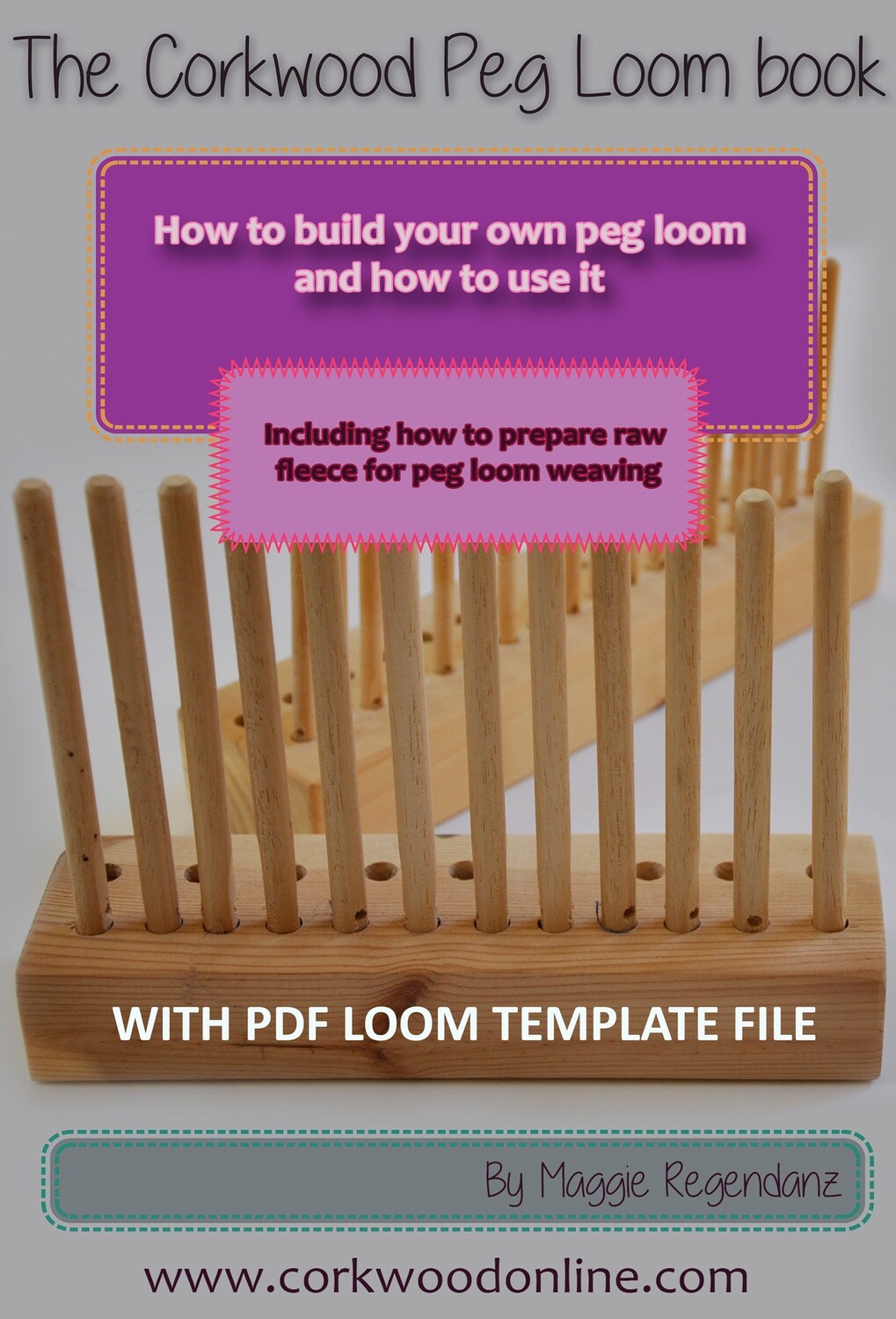 Digital download How to build a peg loom and how to use it including